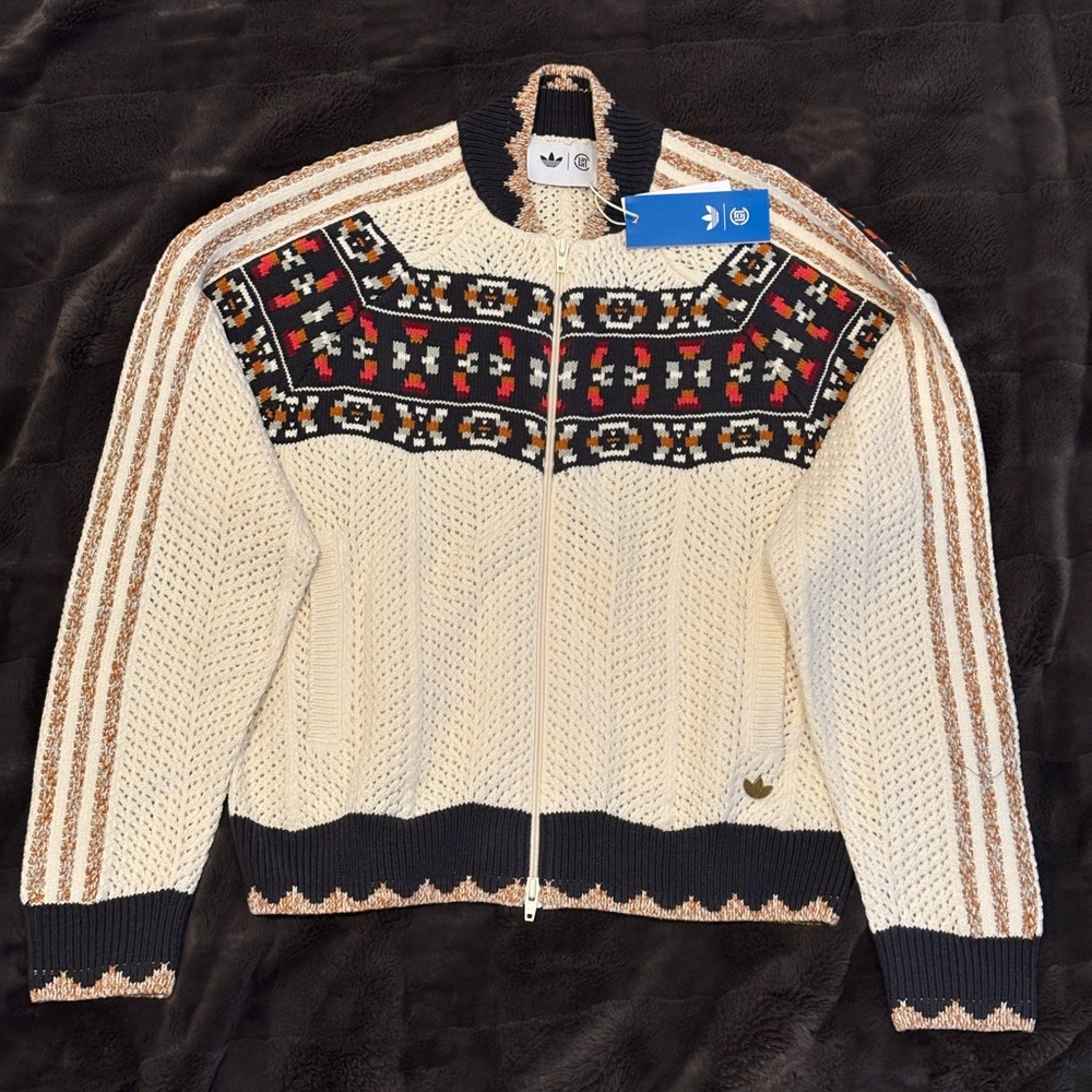 Adidas Originals x Clot Crochet SST Track Jacket NWT Unisex XS